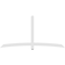 Ekena Millwork Bellingham Architectural Grade PVC Gable Bracket, 96"W x 48"H x 2"D x 4"F, 12/12 Pitch GBP096X48X0204BEL00 - alternate 3